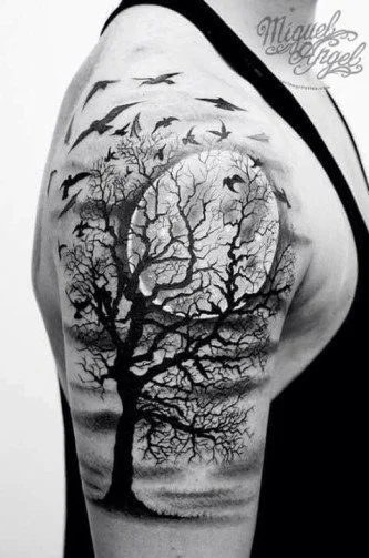 Forest Tree Tattoo
