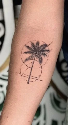 Palm Tree Tattoo