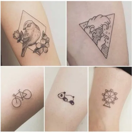 Minimalist or simple tattoos