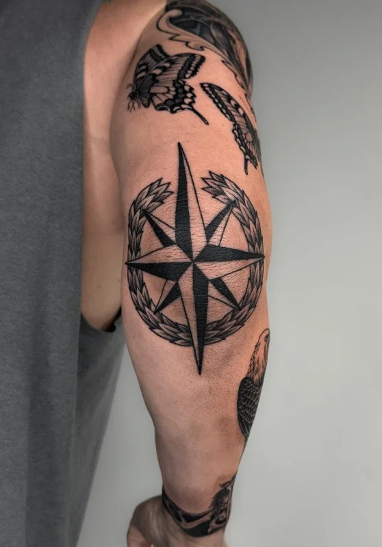 Compass Tattoo