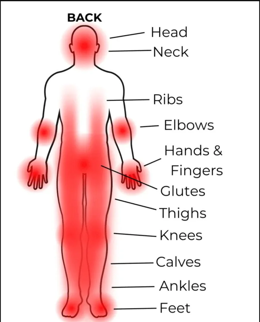 Tattoo Pain Chart