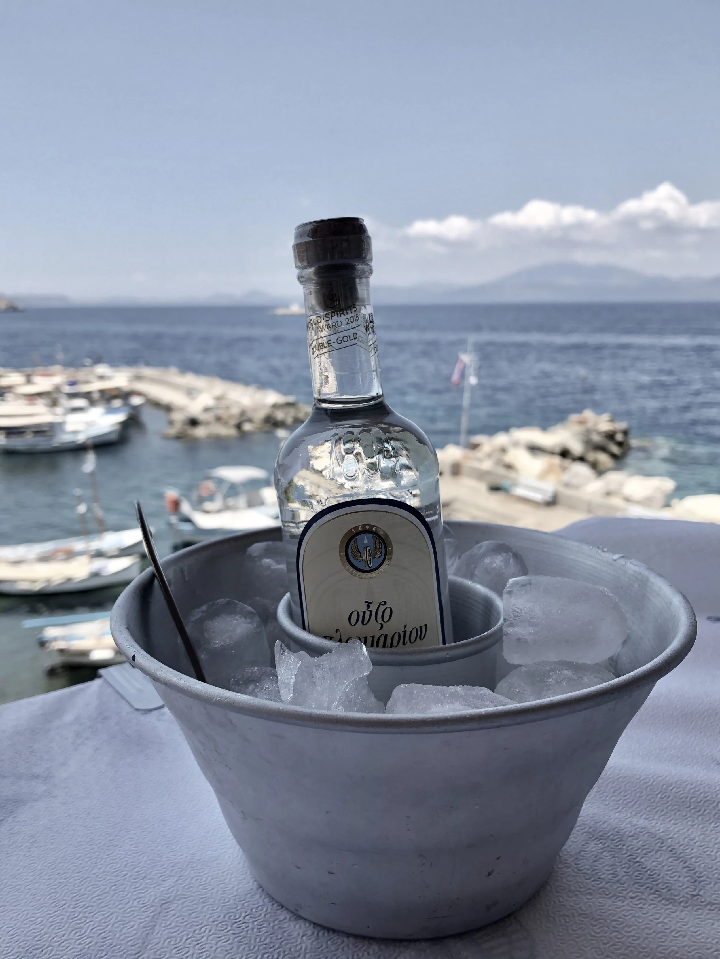 For me, the best Plomarian: Isidoros Arvanitis’s ouzo. Kodylenia’s Tavern, Hydra