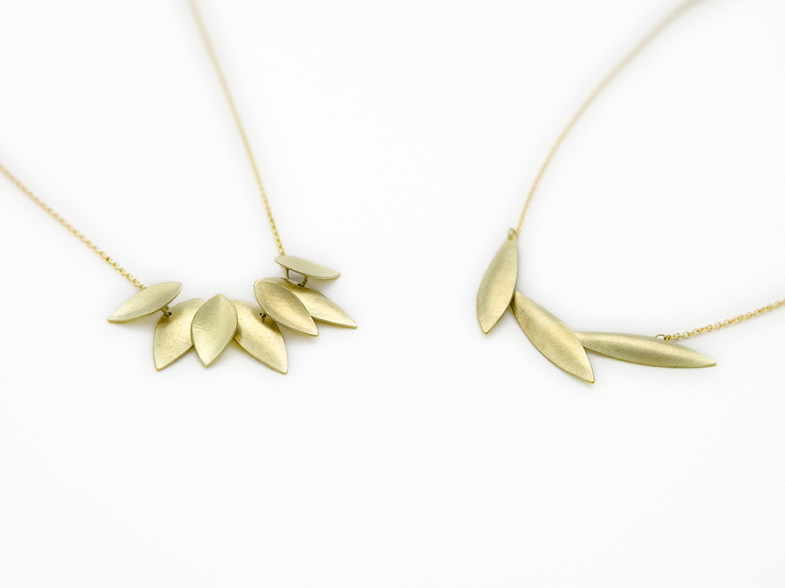 Sunflower and Plume Pendant