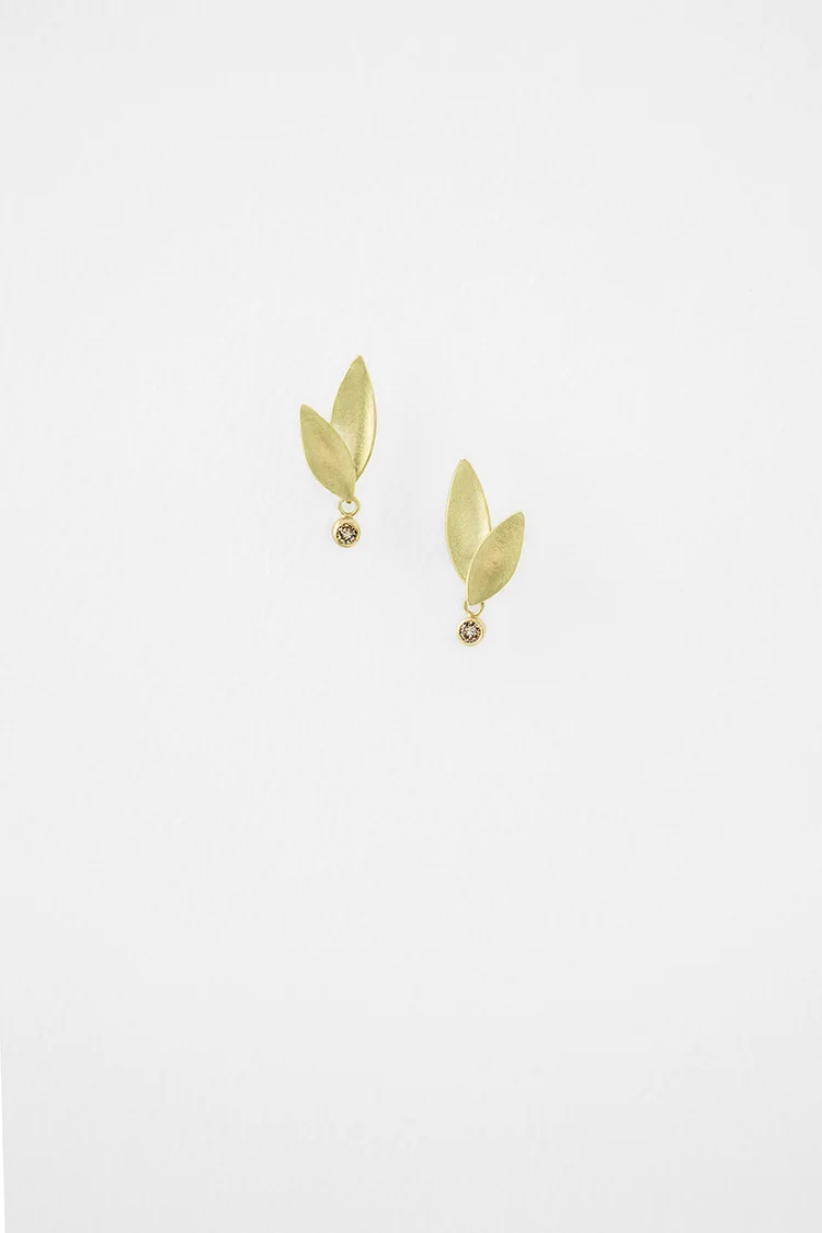 Diamond Wing Studs