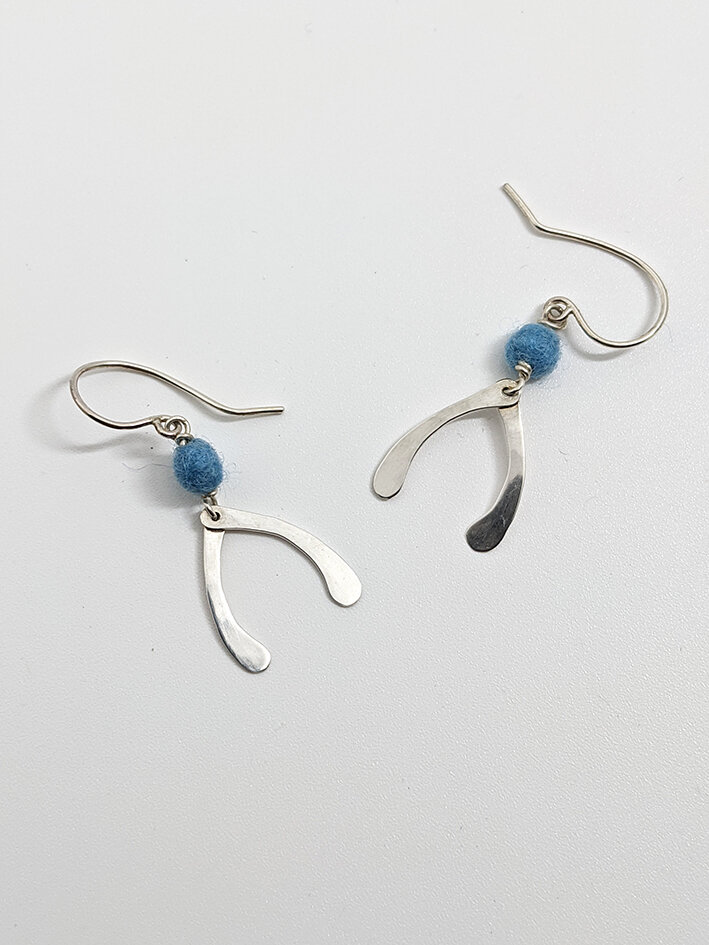 Blue Sycamore Earrings