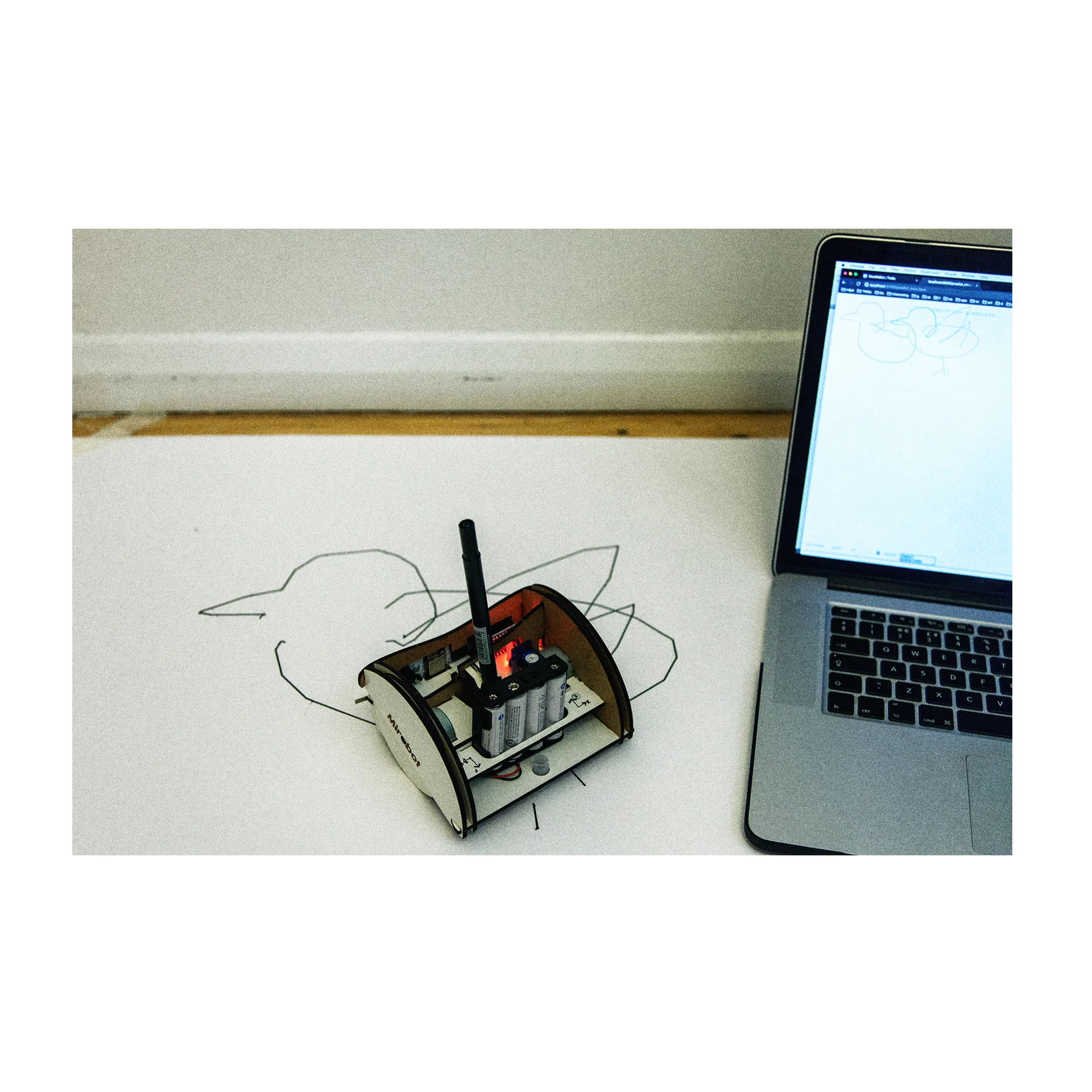 Mirobot x SketchRNN