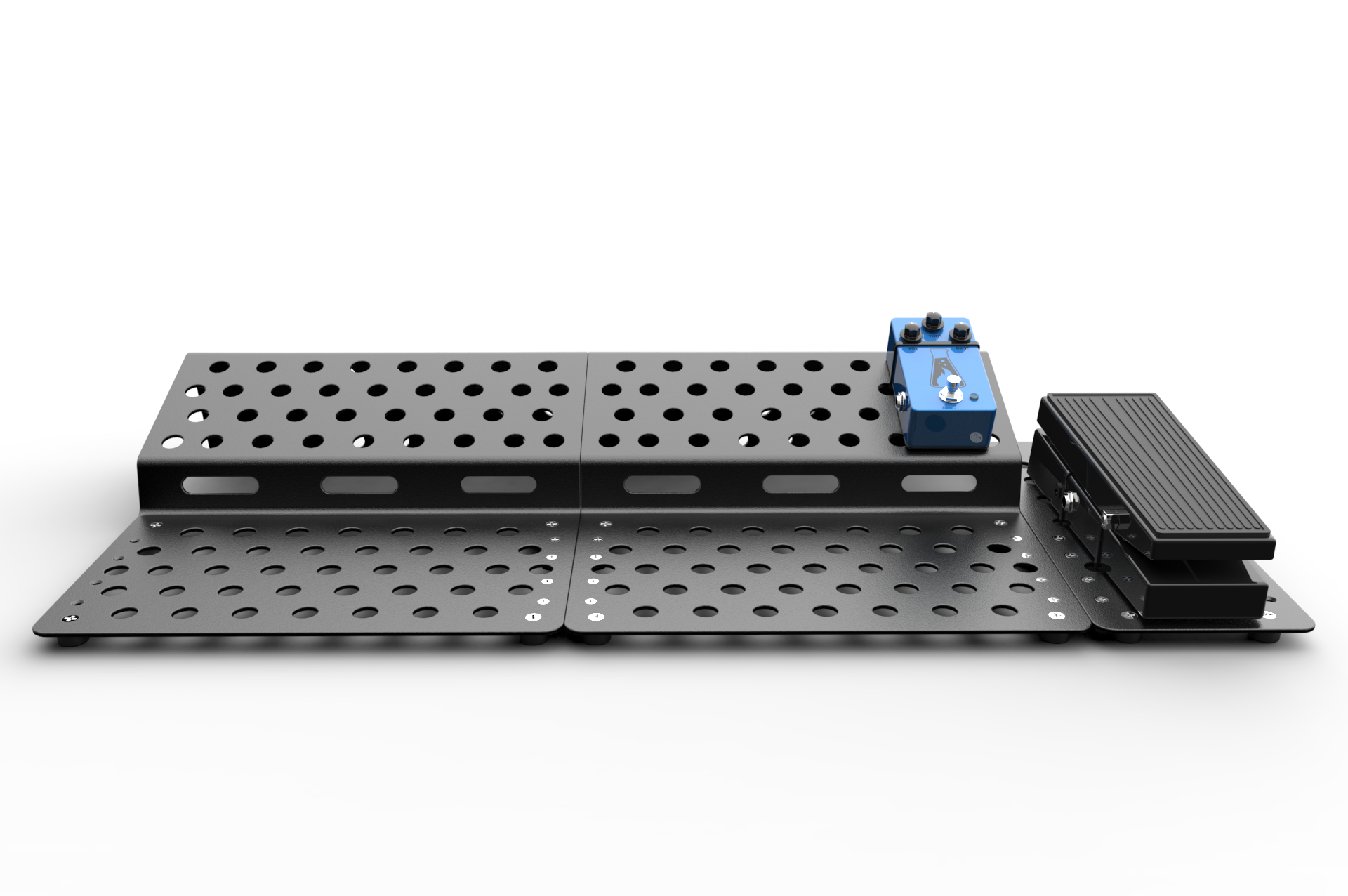 Holeyboard ZigZag guitar effects pedalboard