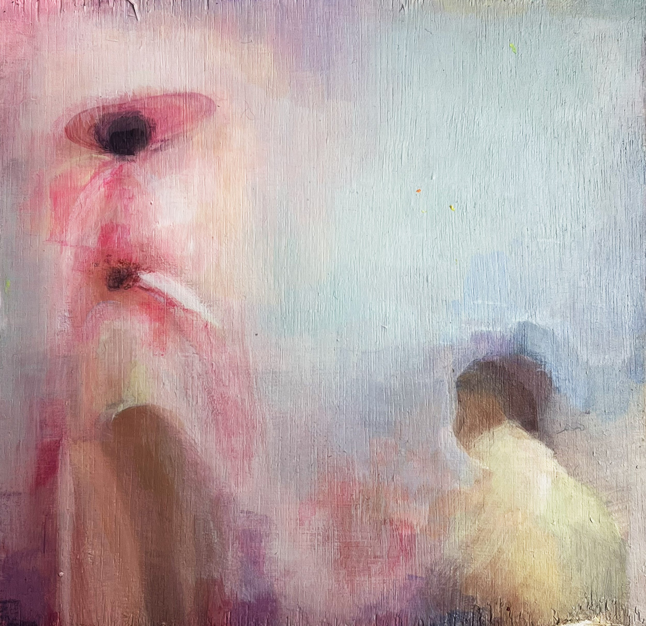 "An appointment with knowledge" 
Acrylic on board, 
12.5 x 12.5 cm, 
2026 