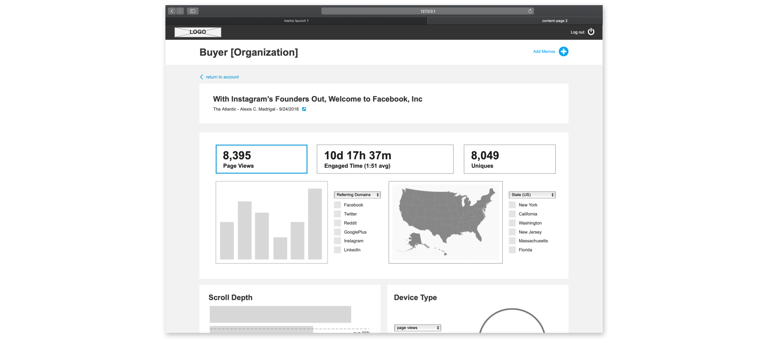 So we did just that. We brought up more data points they thought were important. We also heard from testing that this would be great for any screenshots that they would like to take and use for presentations with their clients or sharing the data wi