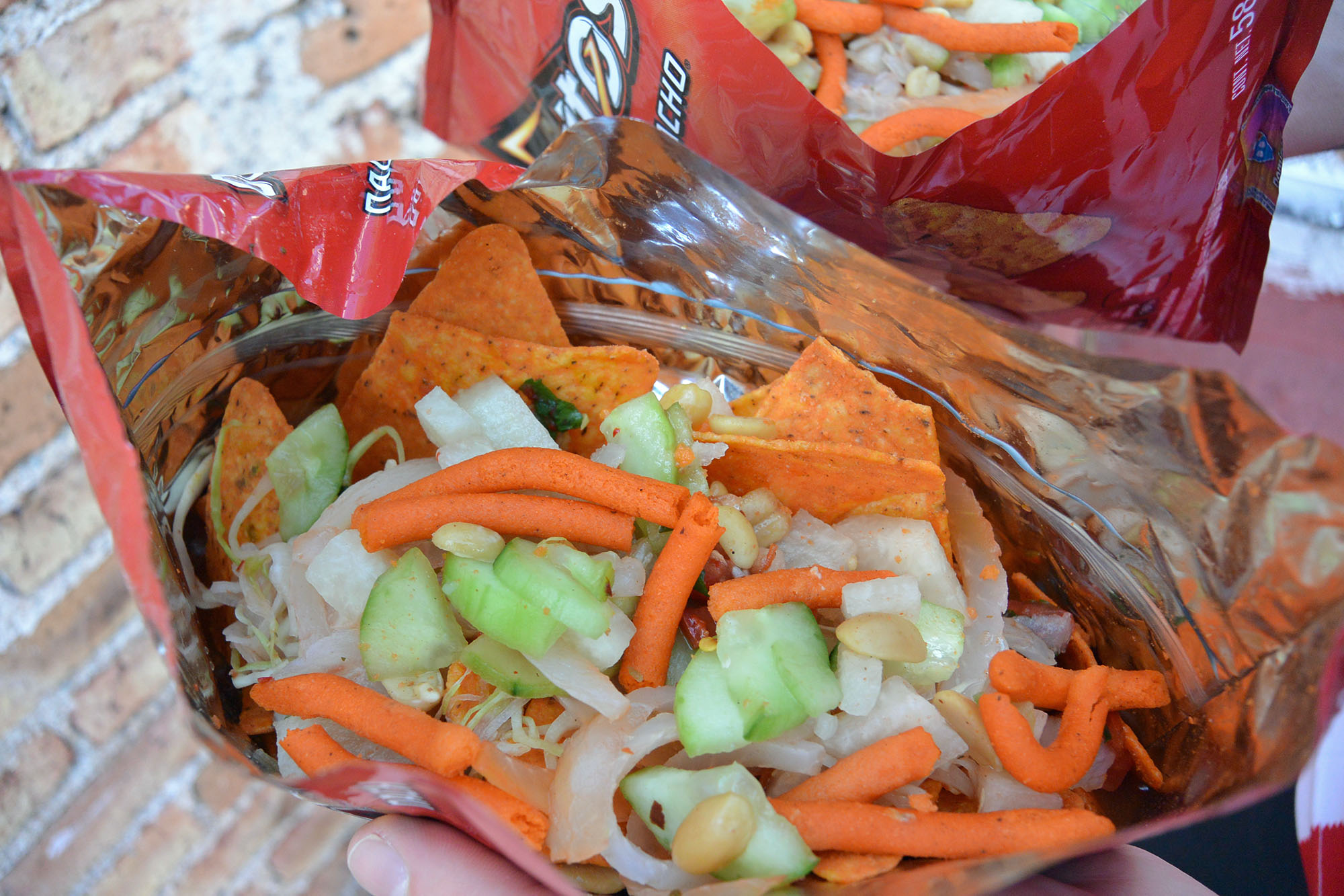 Mexican street food in Guanajuato, Mexico