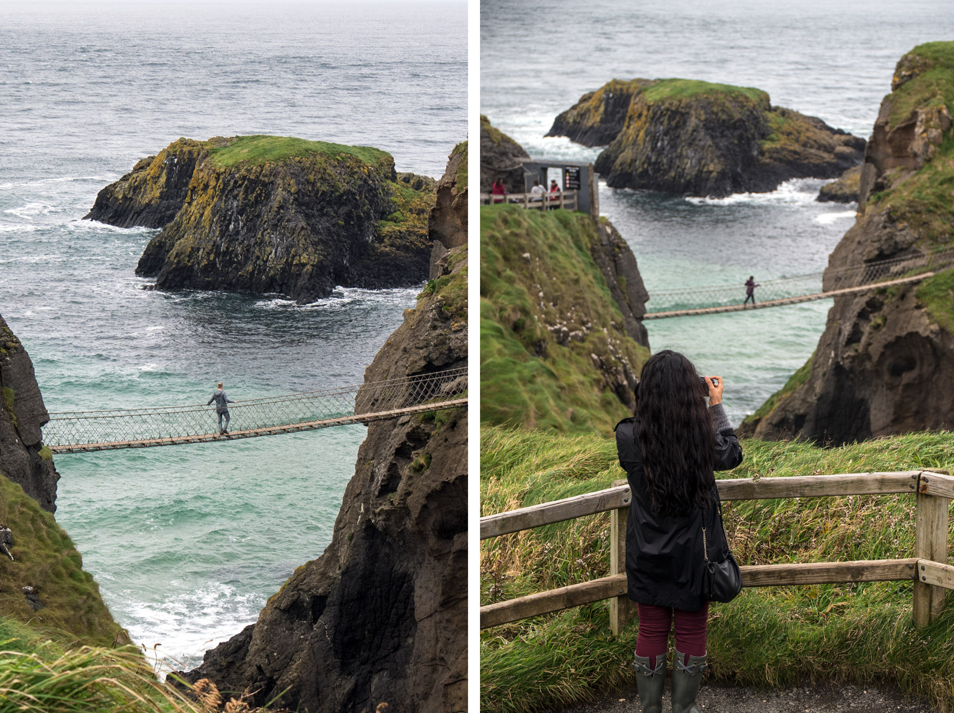 Rope Bridge in Northern Ireland