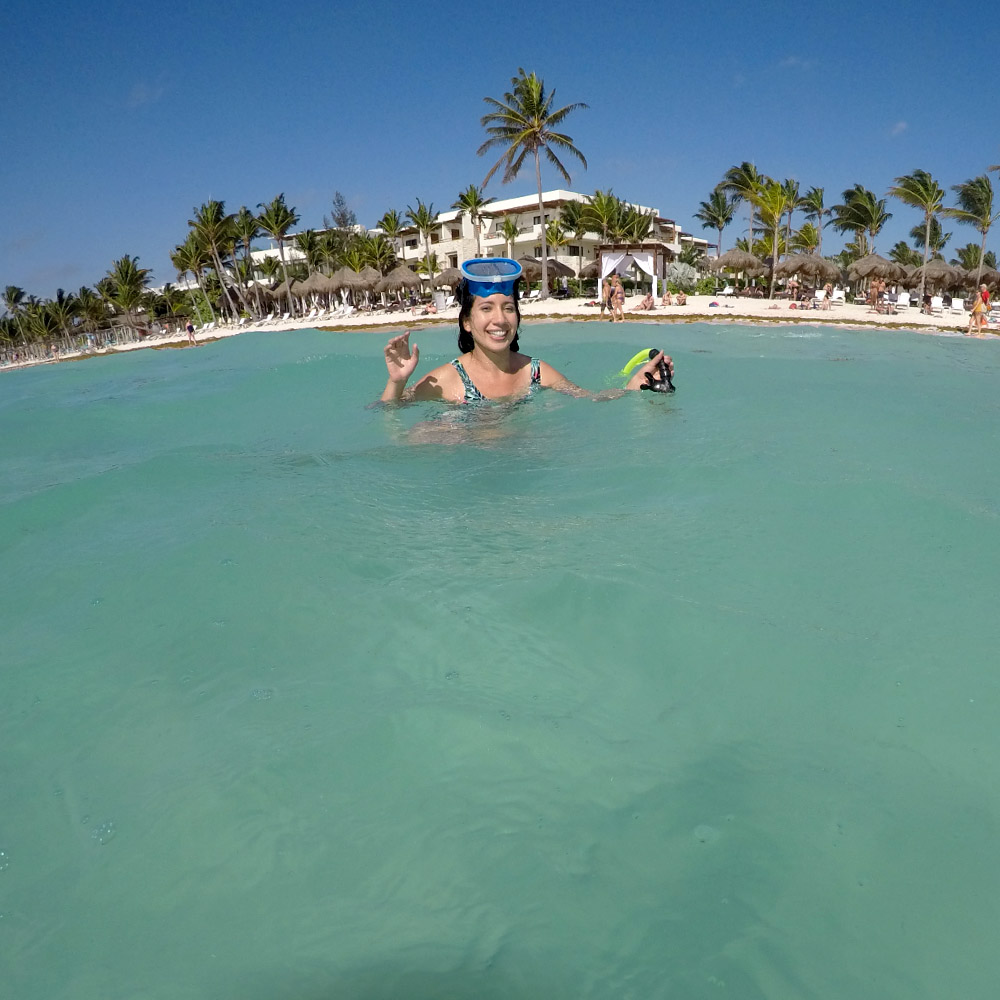 Snorkelling with Sea Turtles, Akumal Mexico