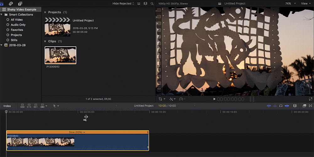 Smoother video footage for travel videos