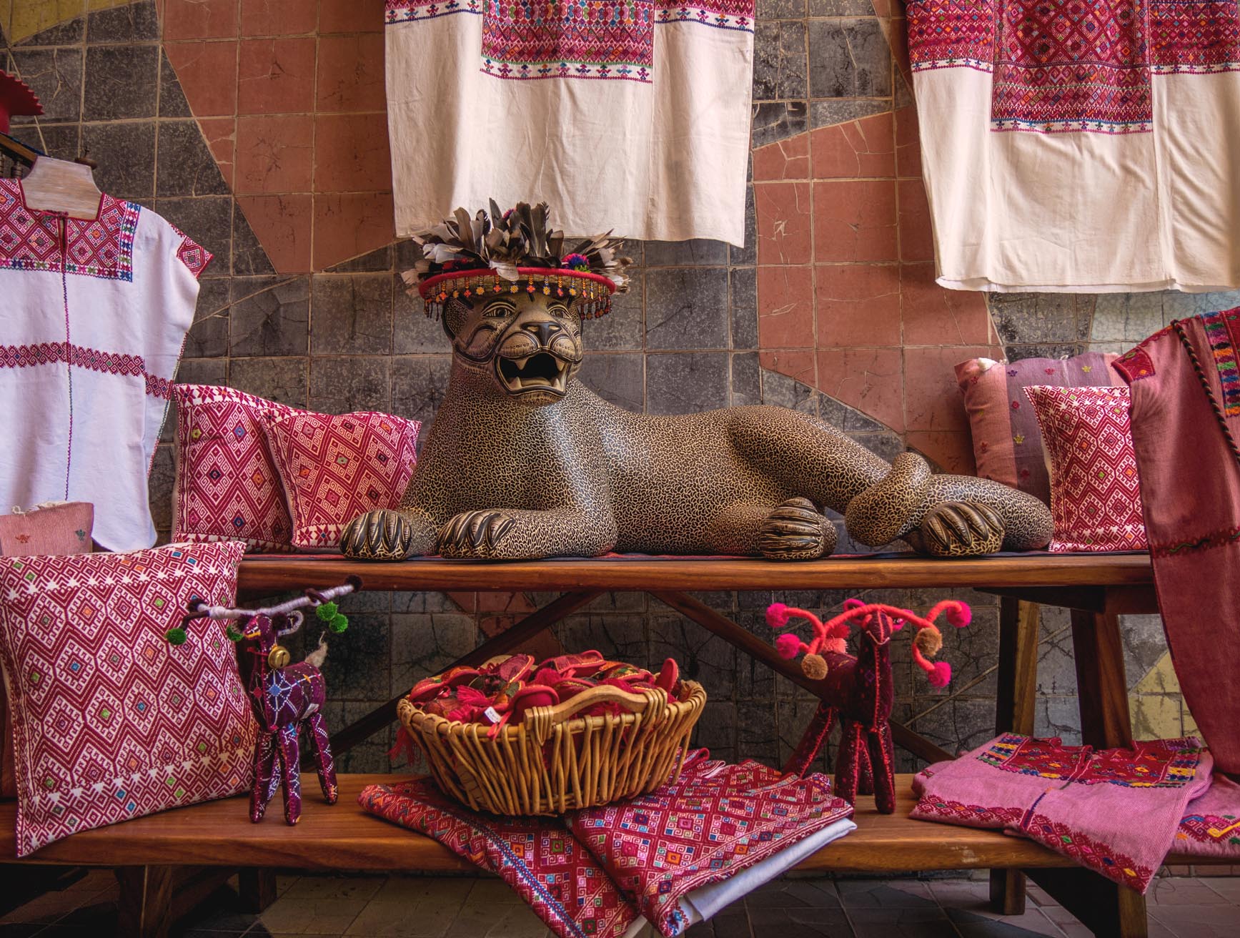 Shopping in Tlaquepaque, Mexico