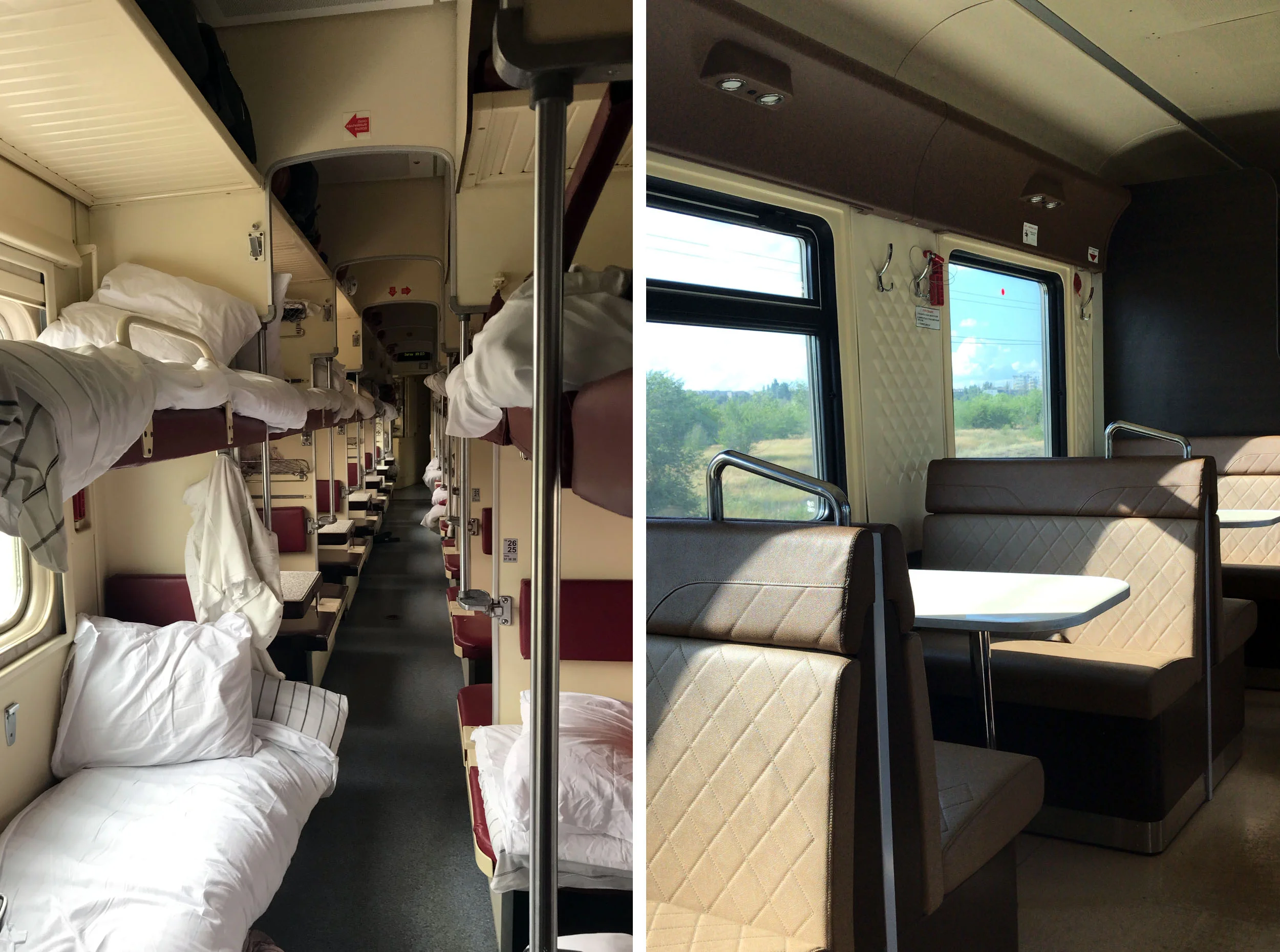 Third Class Sleeper Train in Russia