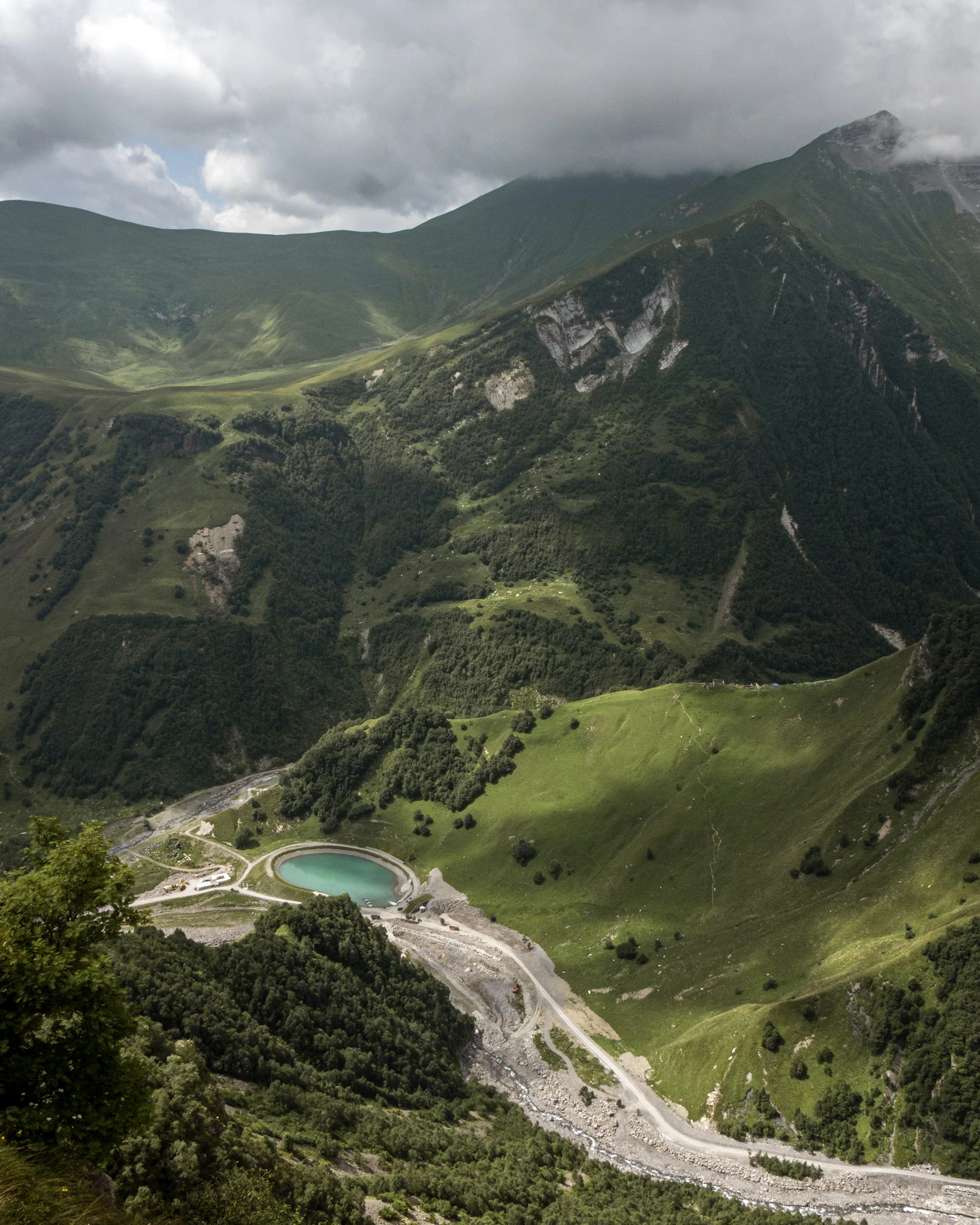 Caucasus Mountain Views in Kazbegi, Georgia