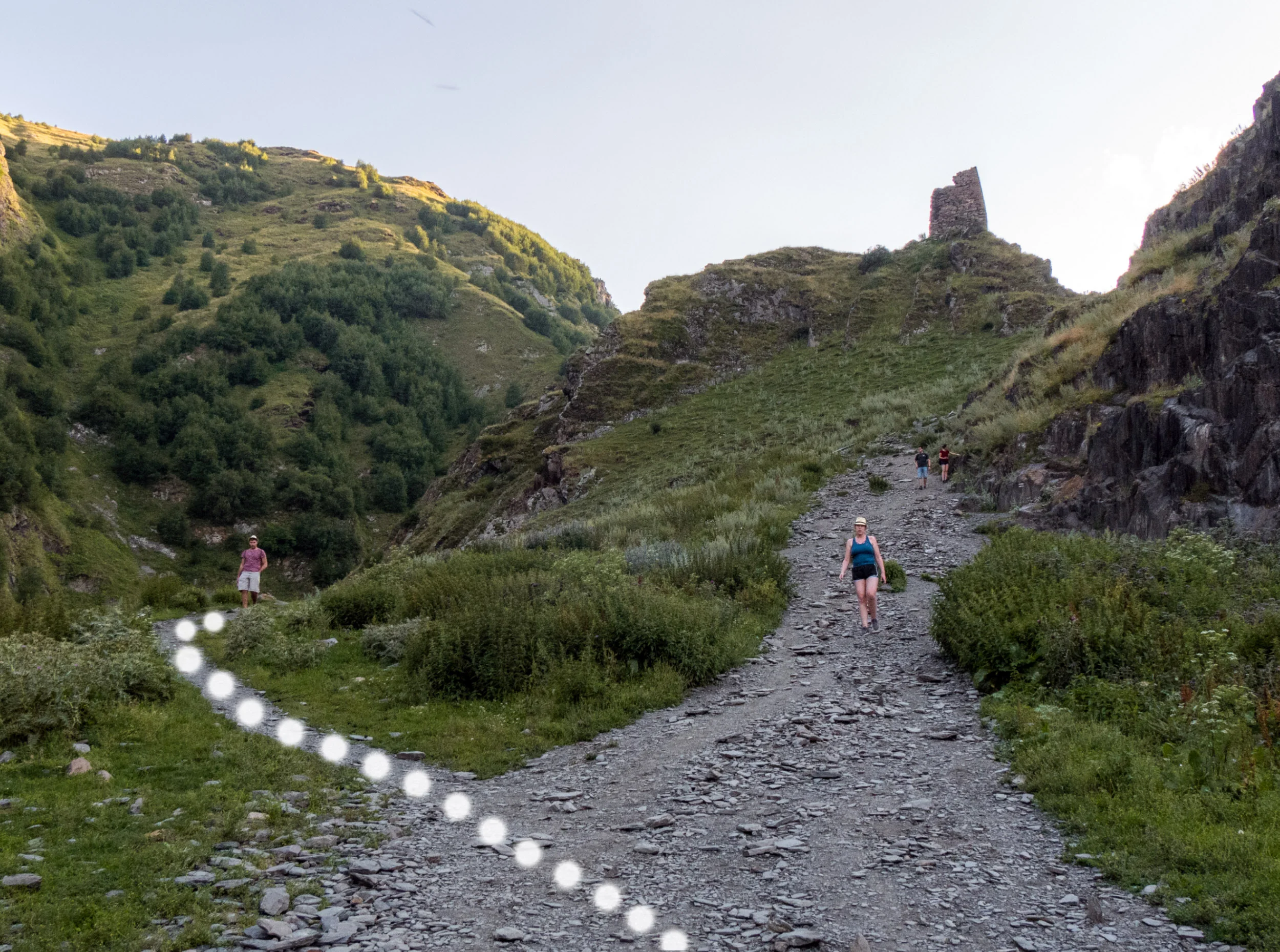 Gergeti Trinity Hike in Kazbegi, Georgia