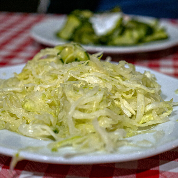 Hungarian Foods: Cabbage Salad