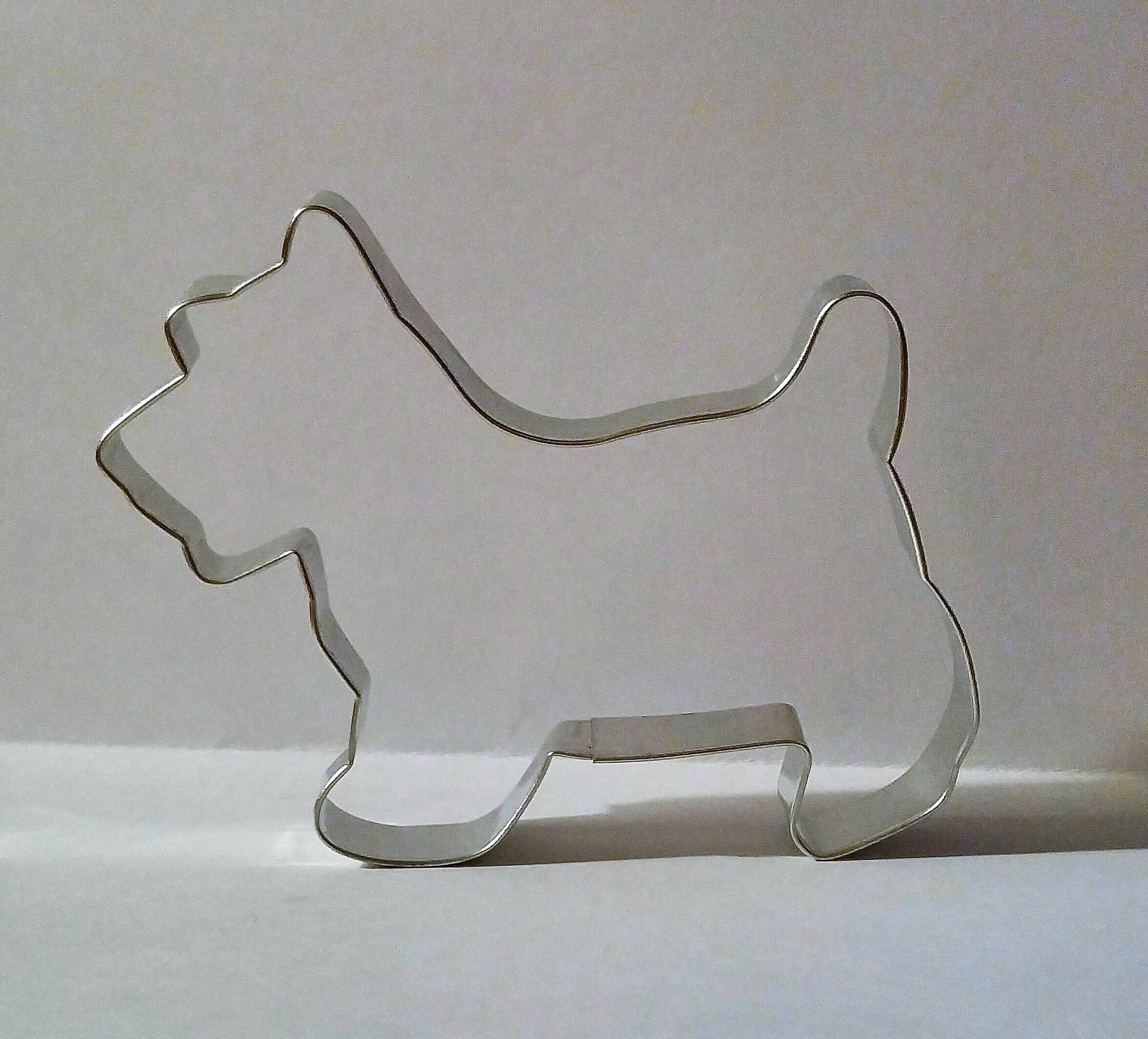Dog Schnauzer Cookie Cutter Outline #1 CHOOSE YOUR OWN SIZE 