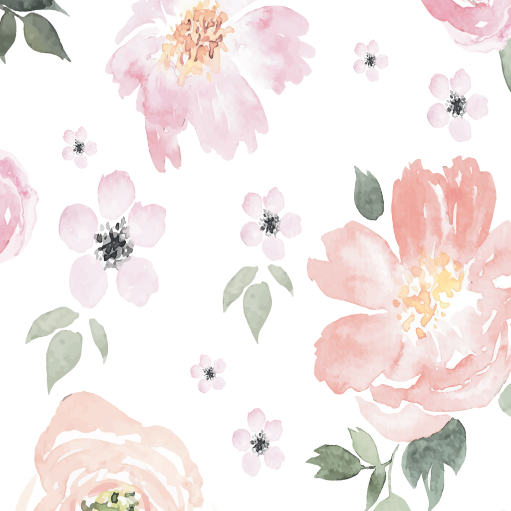 Jolie Watercolor floral wallpaper