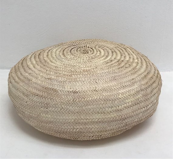 rattan ottoman