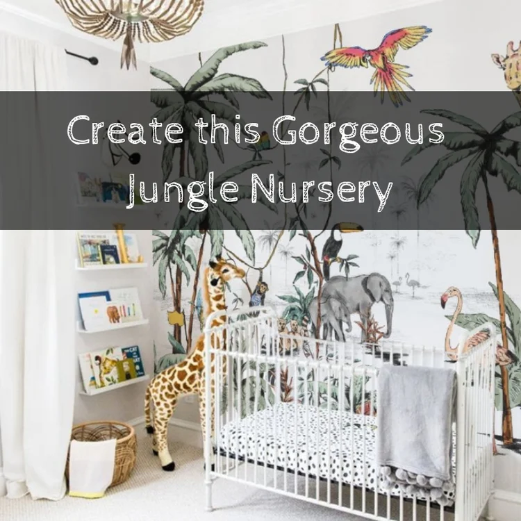 How to Create a Gorgeous Jungle Themed Nursery — Alphadorable | Custom ...