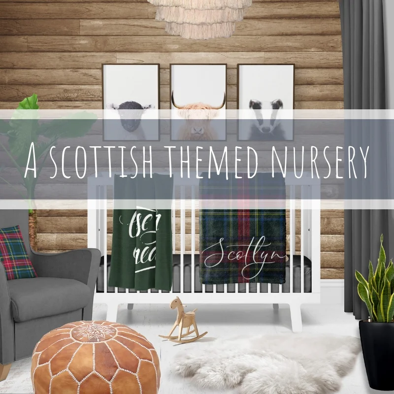 A scottish Themed Baby Nursery