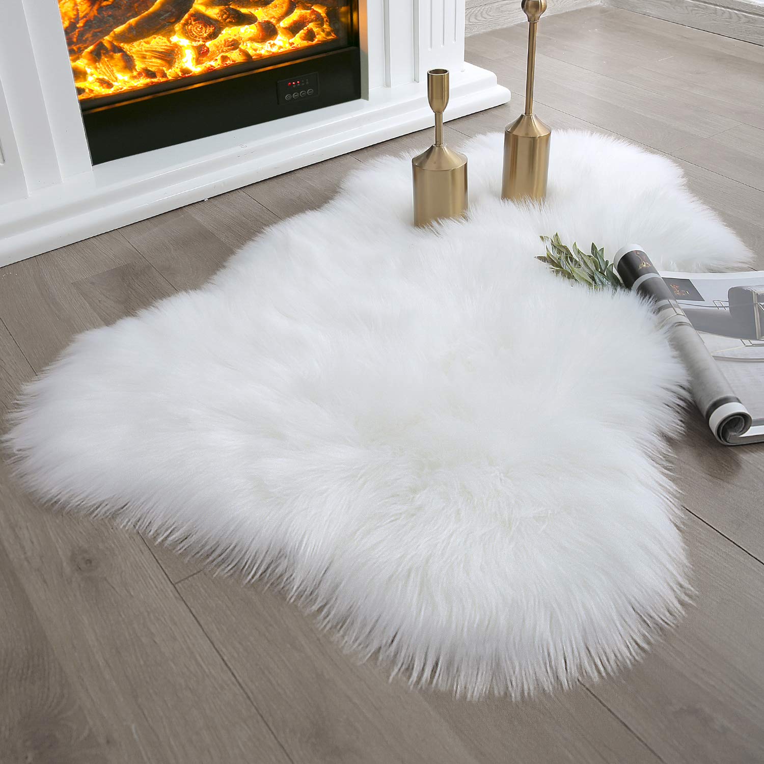 faux fur nursery rug