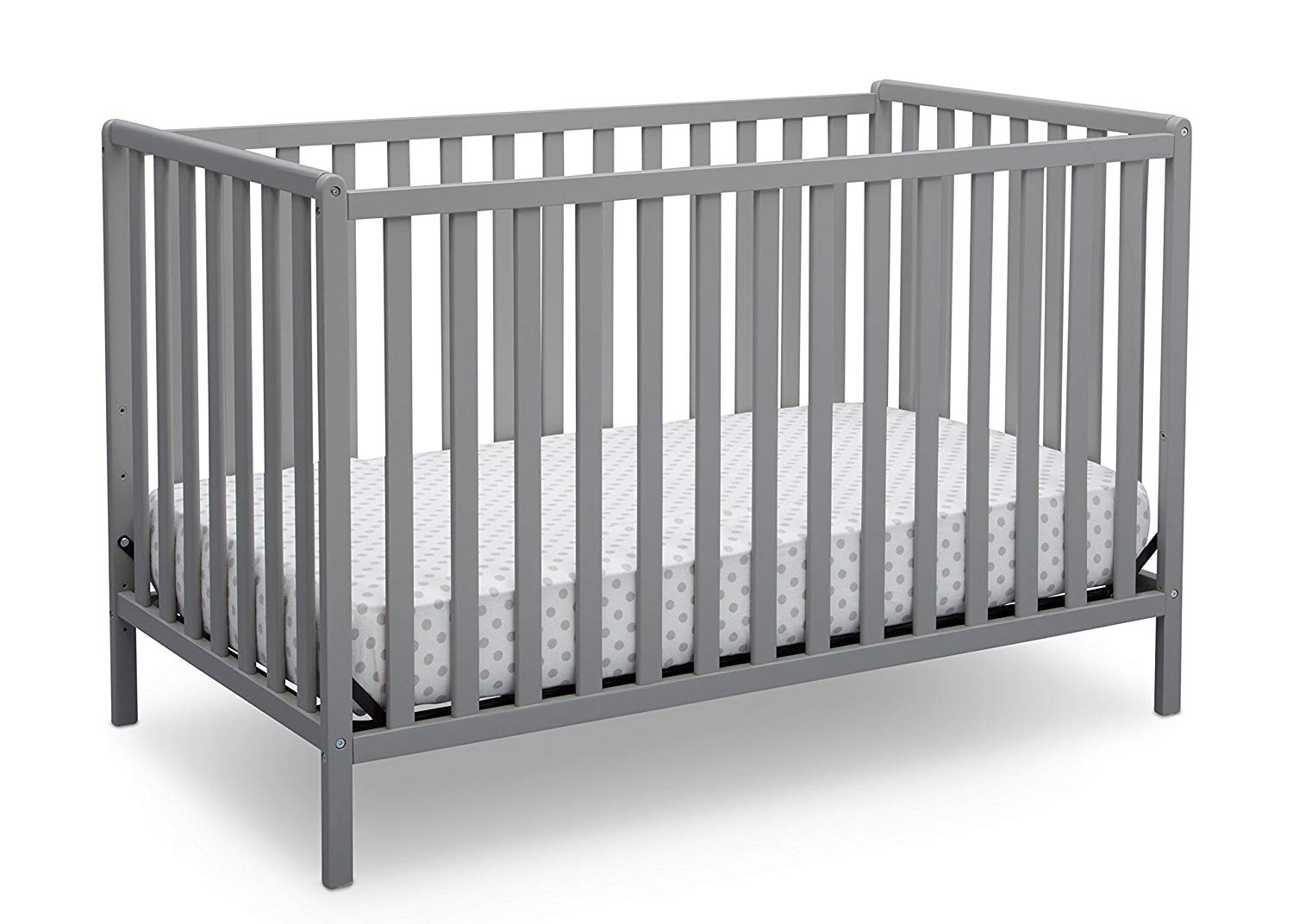 modern simple grey crib