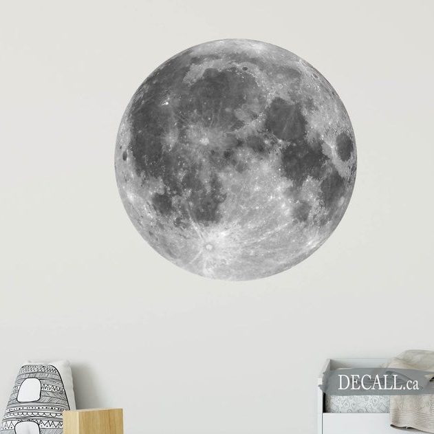 moon wall decal