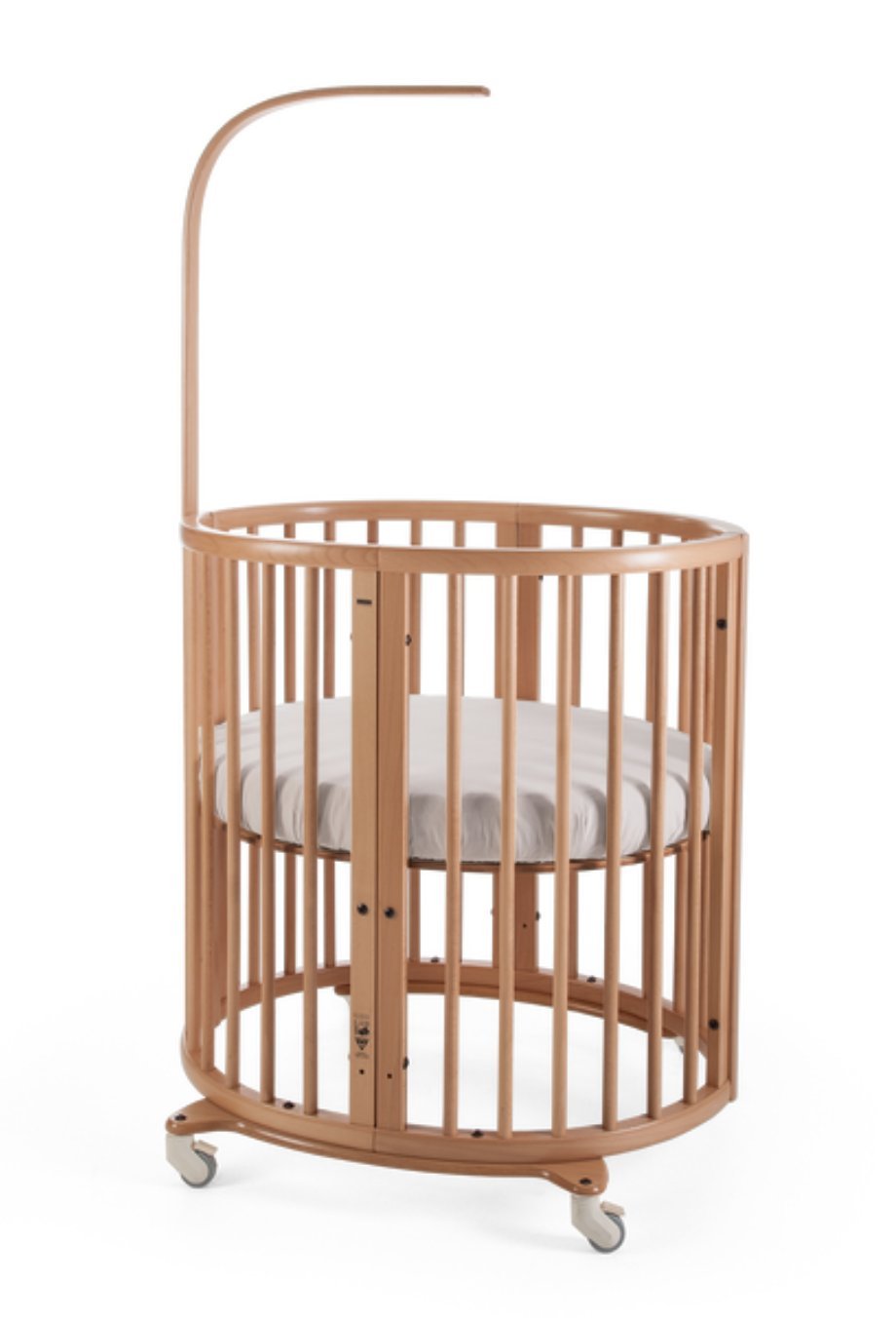 round baby crib