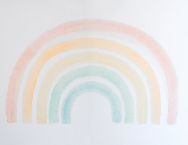 watercolor rainbow wallpaper