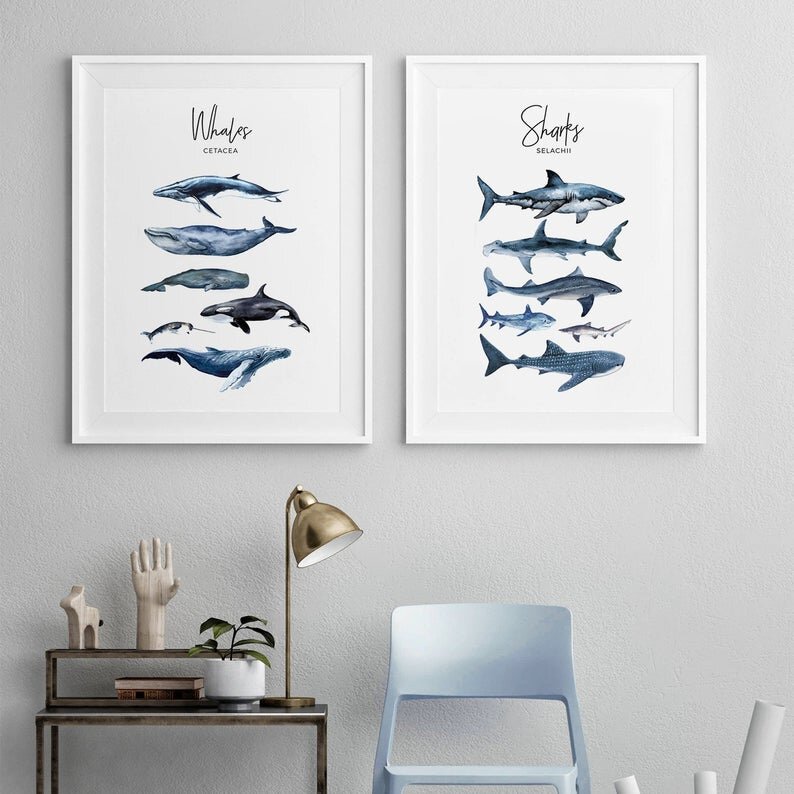 whale prints