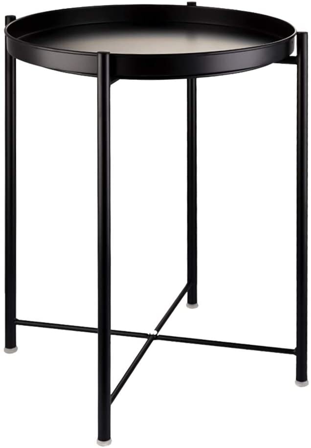 black side table