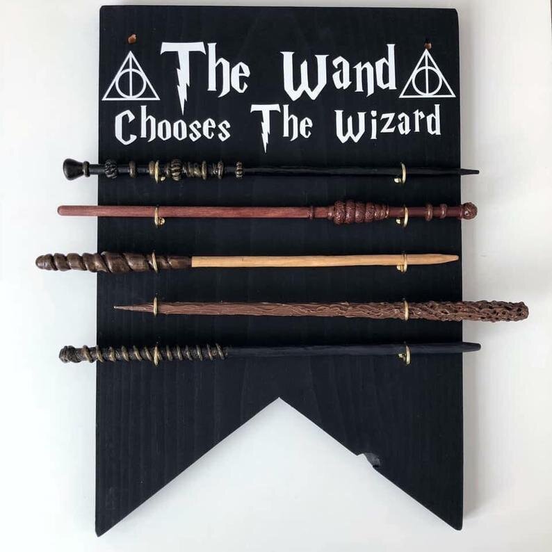 harry potter wand display holder