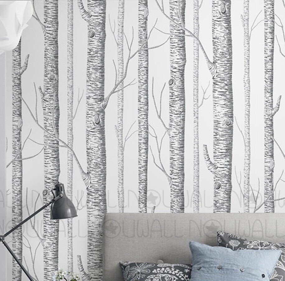 birch tree wallpaper