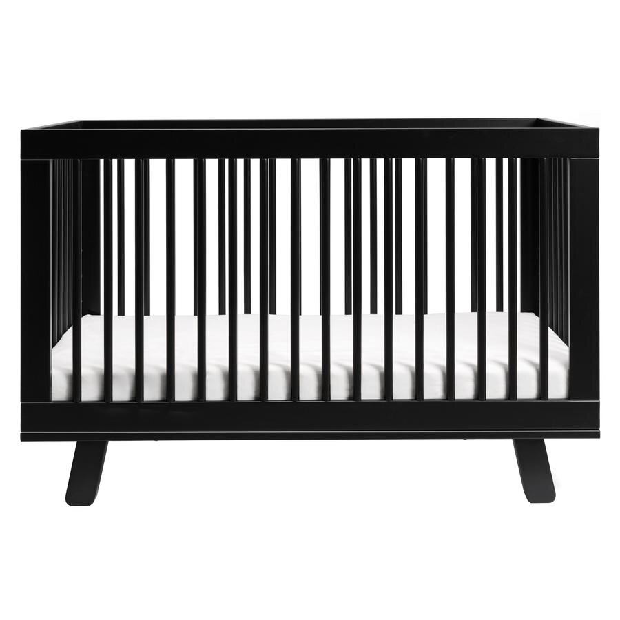 black modern crib