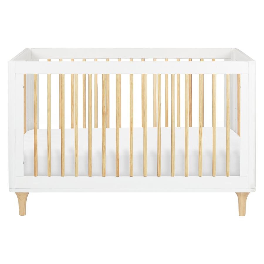 lolly crib modern white and wood