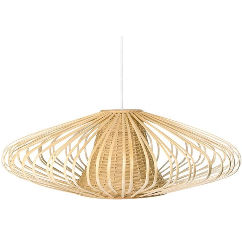 modern bamboo ceiling light
