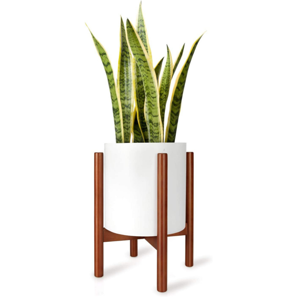 mid century modern boho plant stand