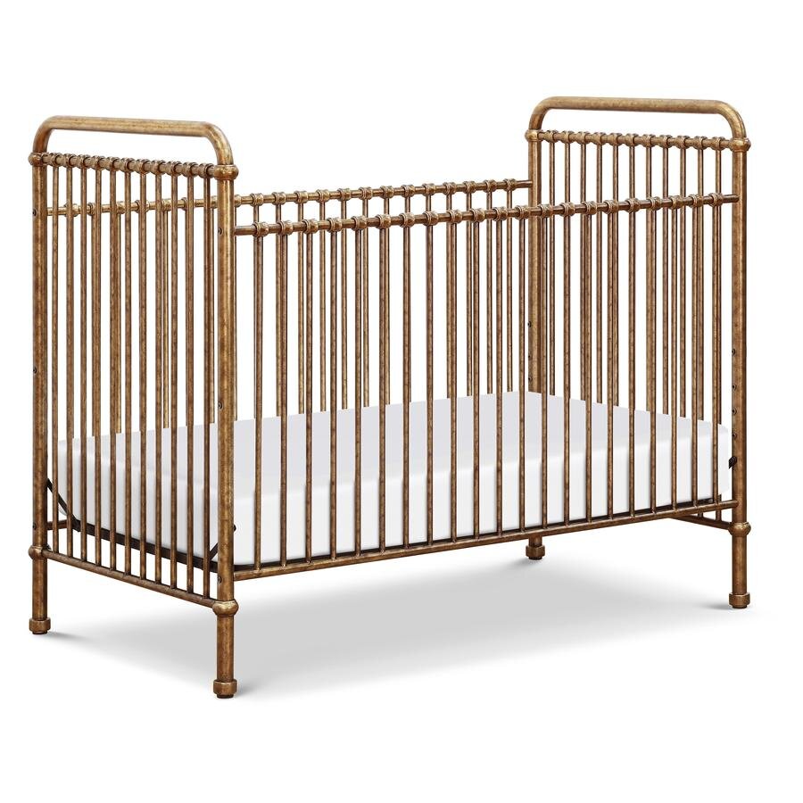 vintage gold crib