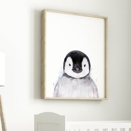 penguin art print