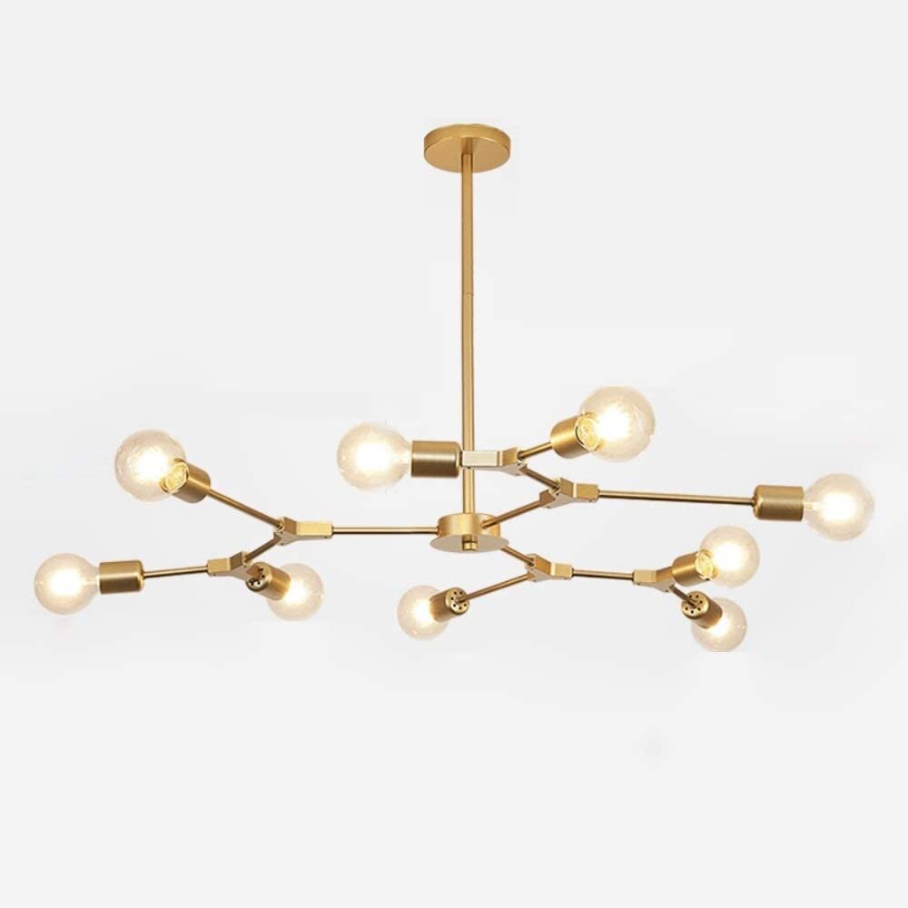 gold mid century modern ceiling light