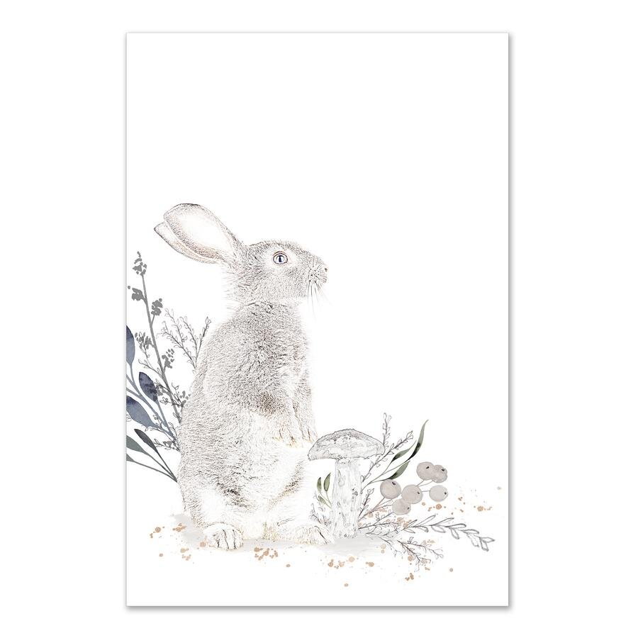 bunny nursery print