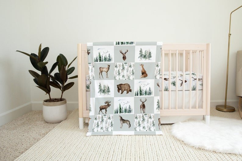forest baby bedding set