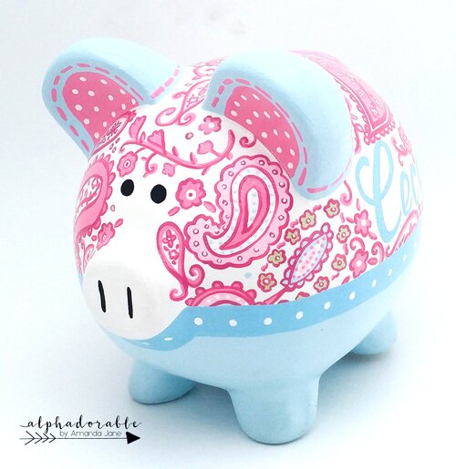  Abaodam Love Piggy Bank Keepsake Portfolio for Kids