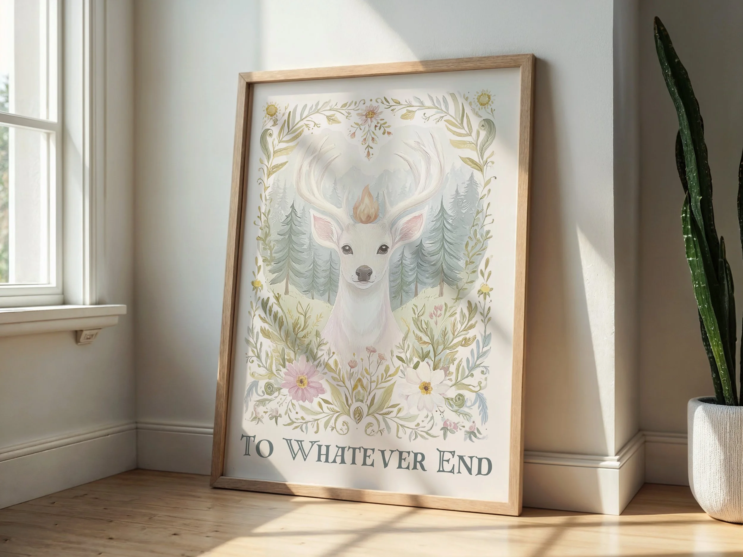 Throne of Glass: To Whatever End Art Print