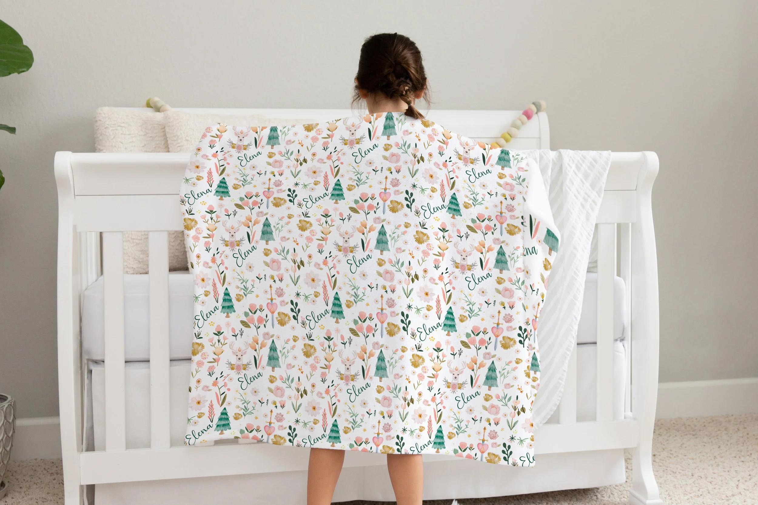 Toddler Minky Blanket with big sister-1 copy.jpg