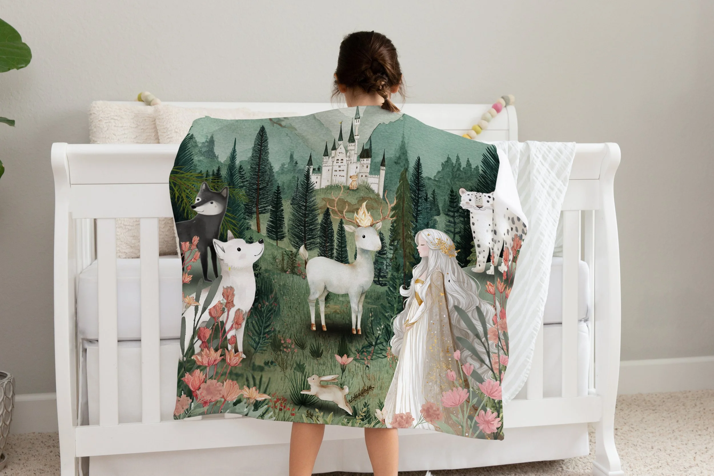 Toddler Minky Blanket with big sister-1 copy.jpg