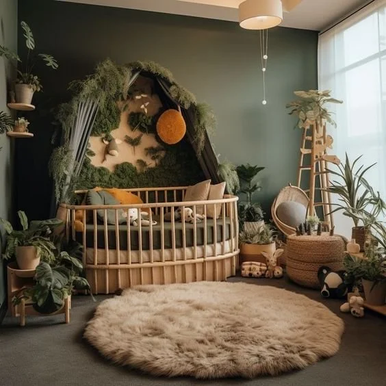 5 Awesome Woodland Themed Nurseries — Alphadorable | Custom nursery art ...